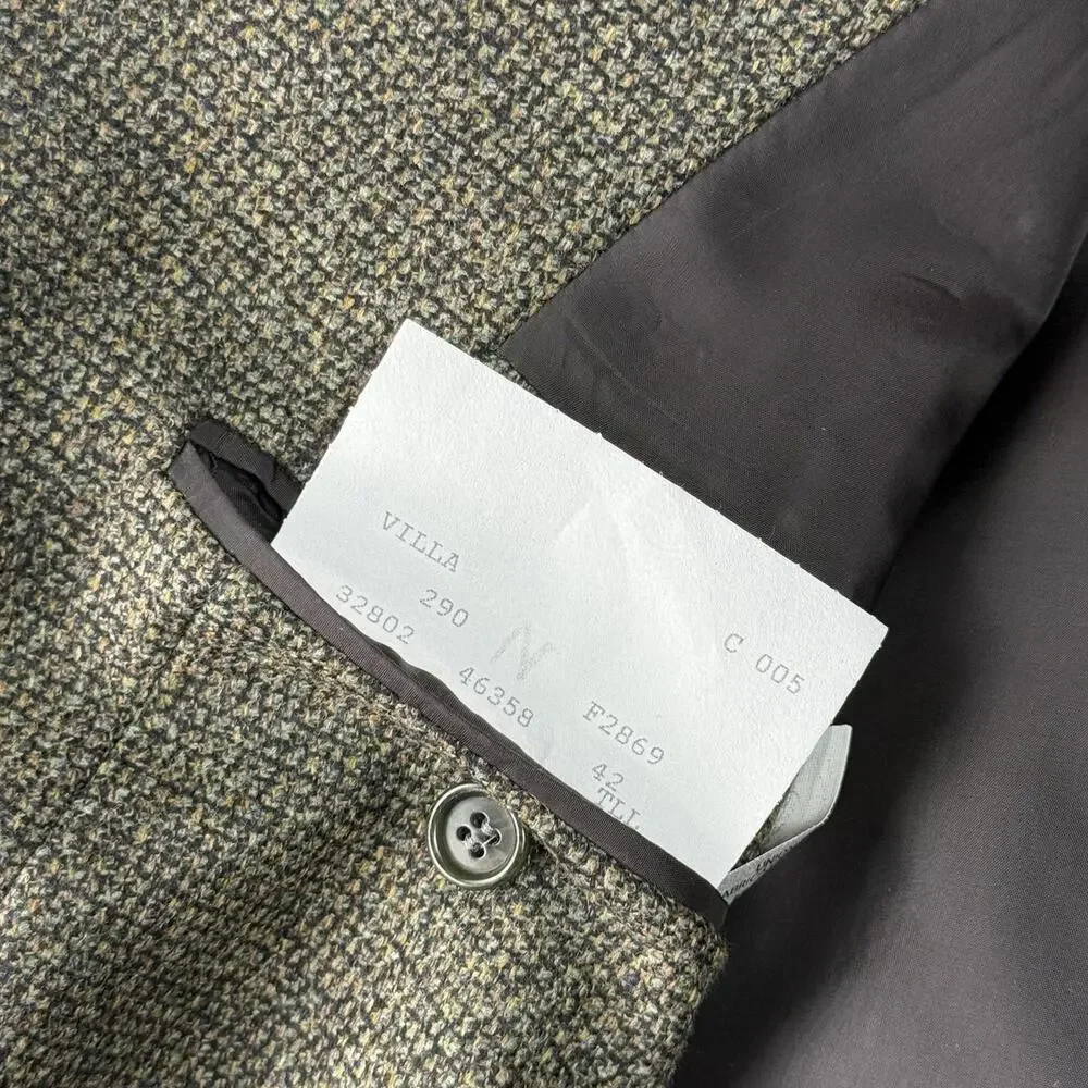 Ermenegildo Zegna Wool Cashmere Blazer Sports Coat Textured Canada Made Men 42R